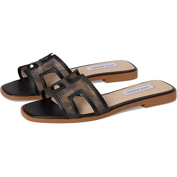 Amazon.com | Steve Madden Women's Lumina Slide Sandal, Brown Suede
